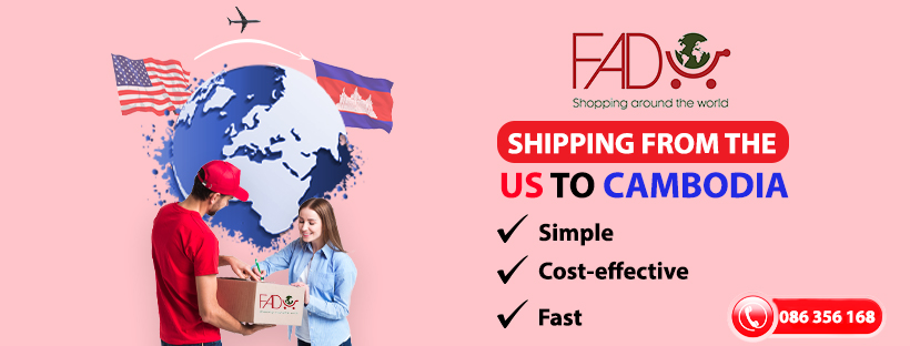 Shipping from the US to Cambodia