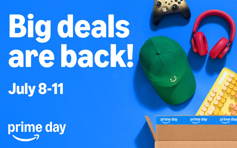 Amazon Prime Day returns July 8–11 with 4 days of epic savings!